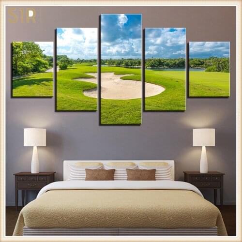Beautiful Scenery HD Printed 5 Piece Canvas Art Scenery Painting Wall Pictures for Living Room Home Decor Anime Poster Wall Art