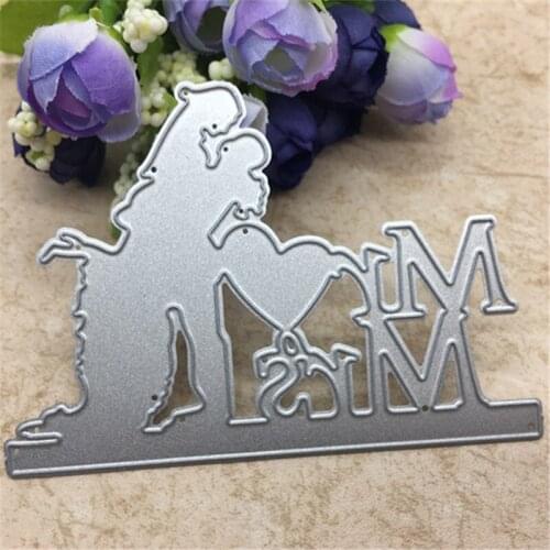 Metal Cutting Dies MR&MRS wedding Love Stencils Scrapbooking Photo Album Card Paper Embossing Craft DIY