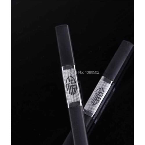 2 Pairs Chinese Style Reusable Japanese Sushi Chopsticks Non-slip Durable With Blessing Chop Sticks