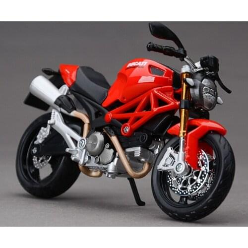 MAISTO Motorcycle Model DMH 696 Red 1:12 scale Motorcycle Diecast Metal Bike Miniature Race Toy For Gift Collection