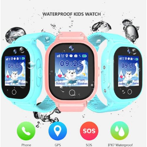 TD06S GPS Phone Positioning Fashion Children Watch Waterproof IP67 1.3 Inch Color Touch Screen SOS Baby Smart Watch Boys Girls