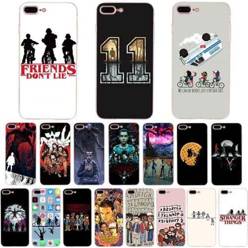 TV series Stranger Things cute soft silicone phone case For iPhone 10 X XR XS MAX cover 5S 6S 6 7 8 plus se 5 cartoon shell cell