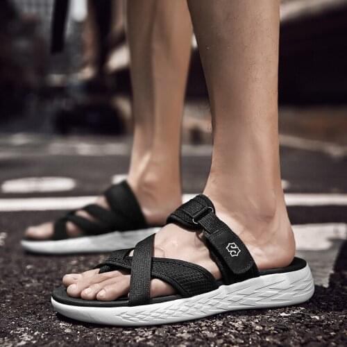 Plastic hombre summer big mens para size sandalias gladiator sandles cuero slip outdoor mens de footwear mountain male sandal