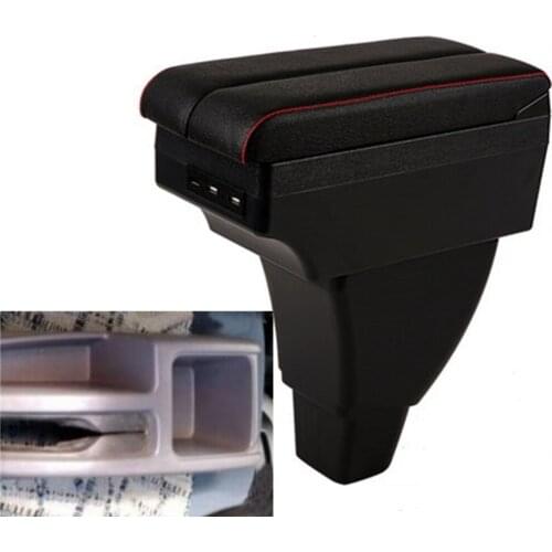 For Pajero Mini armrest box central content box interior Armrests Storage car-styling accessories part with USB interface