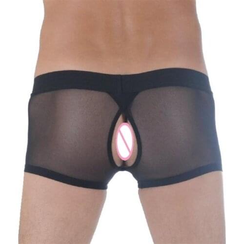 Don Moris DM291121 Transparan Open Back Mini Boxer