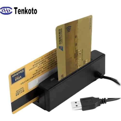 USB Smart Card Reader For Magnetic IC/ID EMV All In One MSR Only Reading Contact Chip Writer No Software