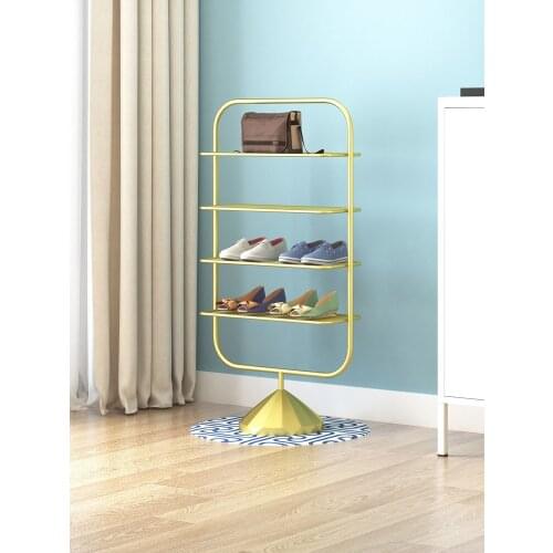 TT Door Living Room Shoe Rack Household Multi-Layer Simple Storage Slipper Rack Light Luxury