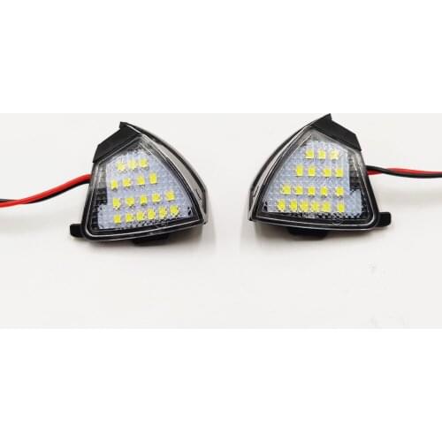 LED Side Rearview Mirror Floor Ground Lamp Puddle Welcome Light For VW GOLF 5 GTI V MK5 Jetta Passat B5.5 B6 Sharan Superb EOS