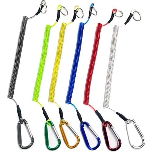 Telescopic Fishing Rope Elastic Cable Protection Safety Portable Travel Stretch 1PC Supplies Fishing Lanyard Rowing