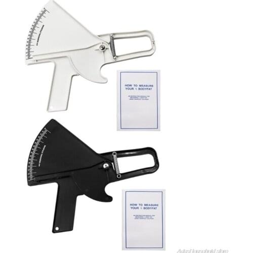 Precision Skinfold Caliper Easy Reliable Tool Applicable Monitoring Body Fat Measures up to 80mm in Skin Fold Thickness Dropship