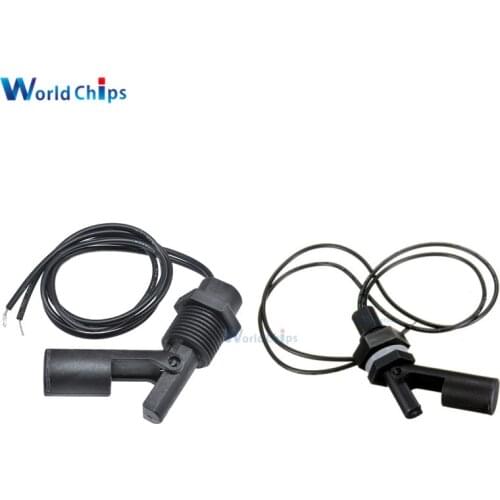 100V 220V Liquid Water Level Sensor Horizontal Float Switch PCFS7 PP Right Angle Mount Horizontal For Aquariums Fish Tank Pool