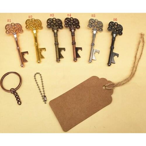 Vintage Keychain Opener Key Chain Shaped Beer Bottle Opener Coca Can Opening Tool With Ring Or Chain Or Card Free Shipping SN