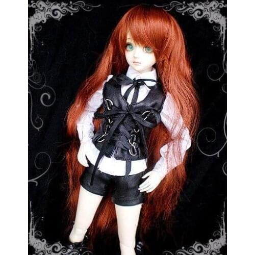 [wamami] 367# Black Leather Pants/Suit 1/4 MSD BJD Dollfie