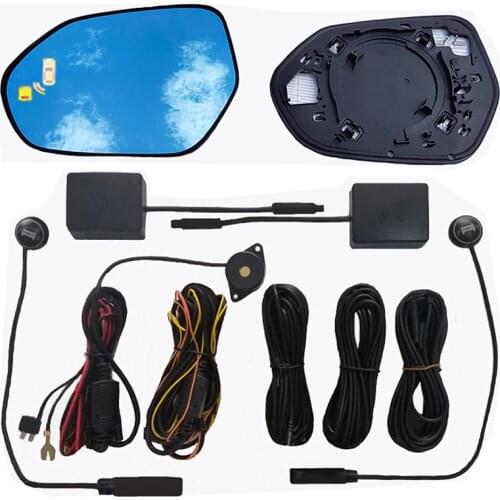 Car Led Light Rear View Mirror Detecting Alarm Radar Security Driving BSD Sensor Blind Spot Detector for Toyota Corolla Camry