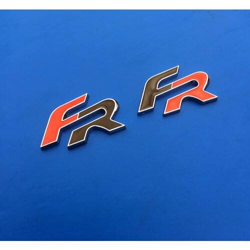 1 Pcs 3D Metal FR Car Emblem Badge Car Stickers Auto Decoration Decal Styling For SEAT Ibiza Leon Altea IBE Toledo Exeo IBL IBX