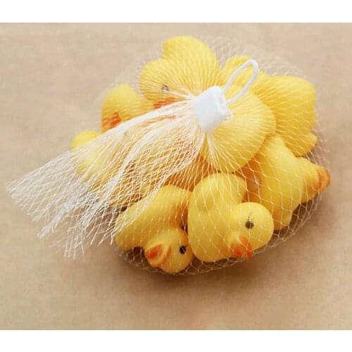 10pcs/lot Cute Baby Kids Squeaky Rubber Ducks Bath Bathroom Water Fun Game Playing Newborn Boys Girls Toys for Children