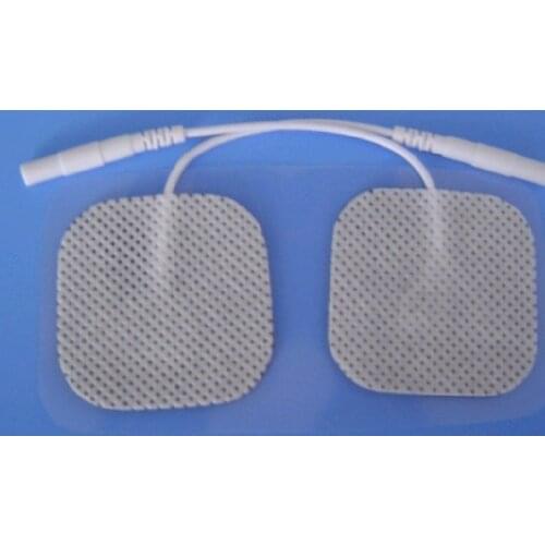 100PCS 40*40MM Square Self Adhesive TENS machine Electrode Pads.massage Long lasting. Reusable