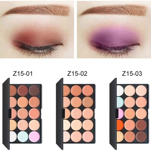 15 Colors Concealer Foundation Cream Contouring Cream Waterproof Professional Contour Palette Make-Up Tools