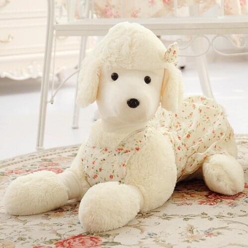 2019 Lovely Simulation Animal Doll Plush Sleeping Dogs Toy with Sound Kids Toy Decorations Birthday Gift For Children