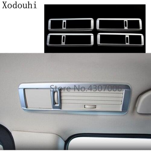 Car back rear tail read reading switch light lamp frame trim panel 4pcs For Mercedes Benz Vito W447 2017 2018 2019