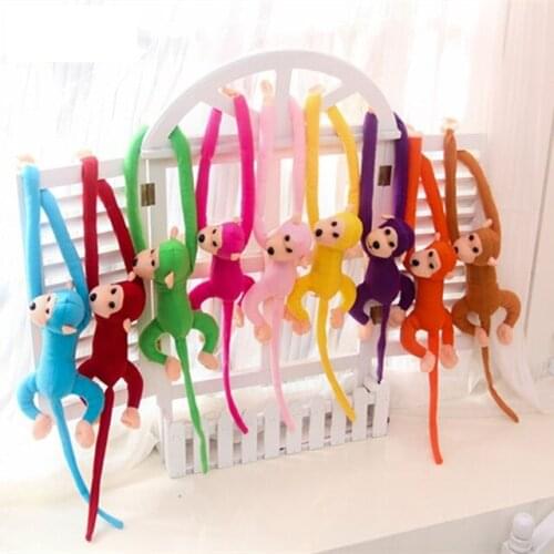 60cm Kawaii Long Arm Monkey from Arm to Tail Plush Toys Baby Sleeping Appease Animal Dolls Stuffed Plush Monkey Kids Gift K0111