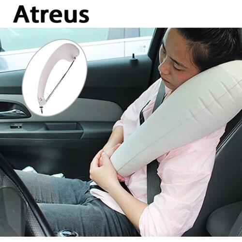 Atreus Car styling accessories Protect neck sleeping pillow for Chevrolet Cruze Aveo Captiva Lacetti Citroen C4 C5 C3 Seat Leon