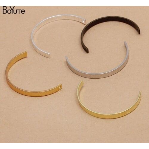 BoYuTe (50 Pieces/Lot) 4*1*41MM C Shaped Brass Materials Handmade Diy Jewelry Accessories