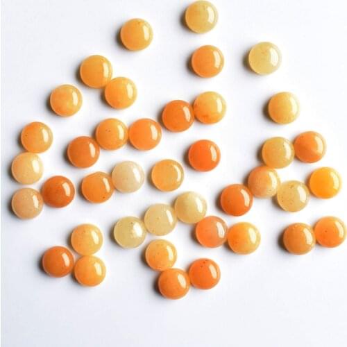 2020 fashion hight quality natural stone round cab cabochon beads for jewelry Accessories 8mm wholesale 50pcs/lot free shipping