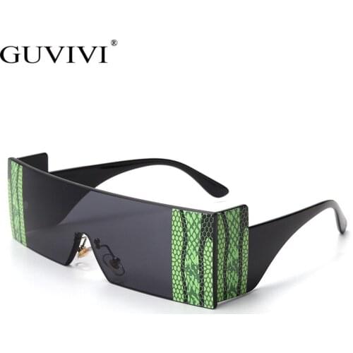 Rimless One Piece Sunglasses Women Rectangle Punk Sunglasses Men 2020 Luxury Brand Designer Sunglasses Steampunk Glasses