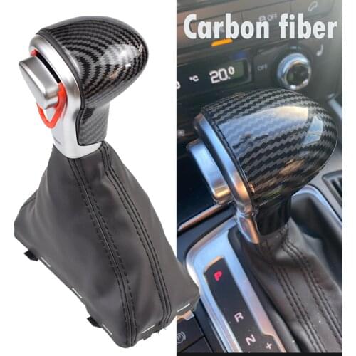 For Audi A6 C6 A3 A4 B8 A5 Q5 Q7 2009 2010 2011 2012 2013 2014 Automatic Shifter Car Gear Shift Knob Head Lever Accessories