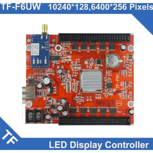 TF-F6UW Longgreat TF WIFI USB port LED Display Control Card Single Dual Color 2 groups of 50pin output