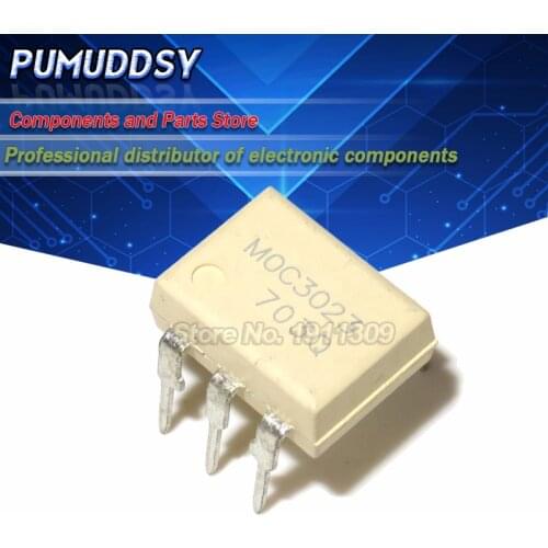10PCS MOC3023 DIP DIP6 photocoupler IC