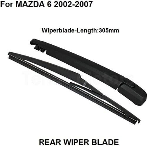 For Mazda 6 Estate 2002-2007 Rear Windshield Window Wiper Arm + Blade Set
