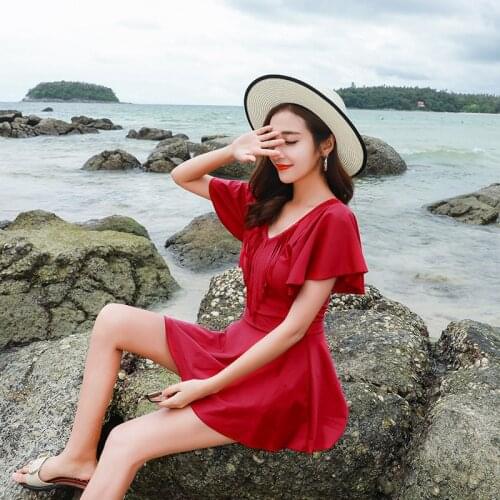 Swimsuit Womens Foreign Trade Popular Style Split Swimsuit Ladies Hot Spring Swimsuit