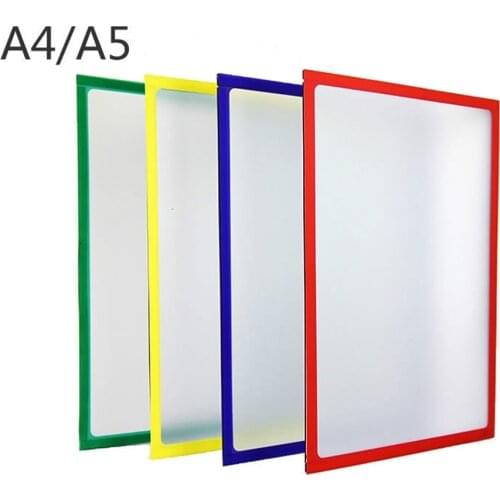 Colorful Magnetic Picture Frames A5 Photo Magnets Photoframe PVC Home Decor Modern Magnetic Photo Frame