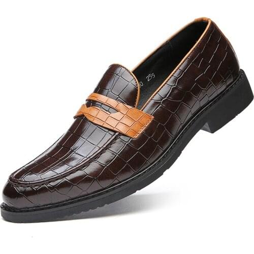 Plus size -47 shoes men original mens high-quality formal shoes PU leather wedding shoes mens flat shoes Oxford official shoes