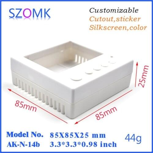 Szomk plc plastic electronics enclosure for LCD (1 pcs) 85*85*25mm plastic junction box, szomk hot selling small device box