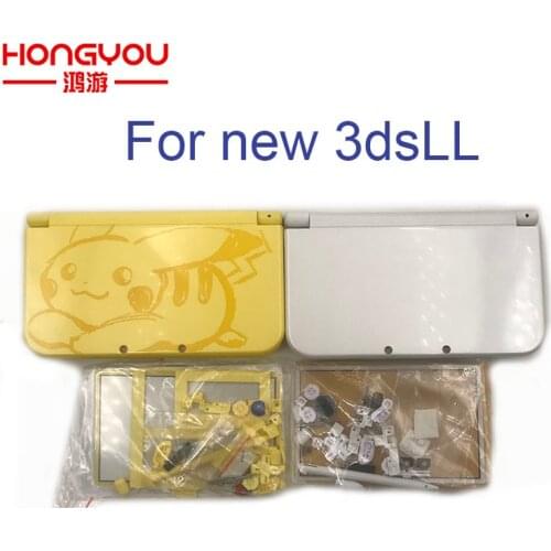 Full Set Replacement For Nintend New 3DS LL Game Console Case Cover for New 3DS XL Housing Shell Cover Case
