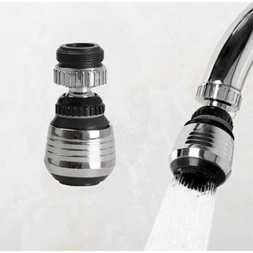 360 Rotatable Water Faucet Bubbler Kitchen Faucet Water Saving Tap Bathroom Shower Head Filter Nozzle Water Saving Shower Spray