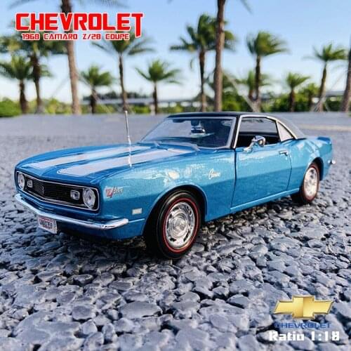Maisto 1:18 1971 Chevrolet Corvette SS 454 SPORT Alloy Retro Car Model Classic Car Model Car Decoration Collection gift