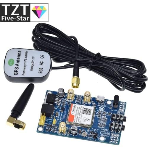 SIM808 instead of SIM908 module GSM GPRS GPS Development Board IPX SMA with GPS Antenna available for Raspberry Pi for arduino
