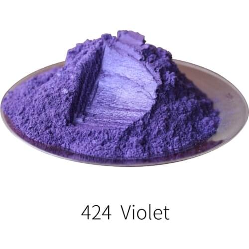 Type 424 Pigment Pearl Powder Mineral Mica Powder Acrylic Paint for DIY Dye Colorant Cars Soap Art Crafts Glossy Eye Shadow 50g