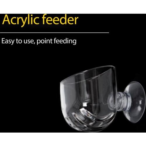 Aquarium decoration Hanging fish tank Mini Crystal Acrylic Pot Polka Water potted planting cylinder cup aquarium accessories