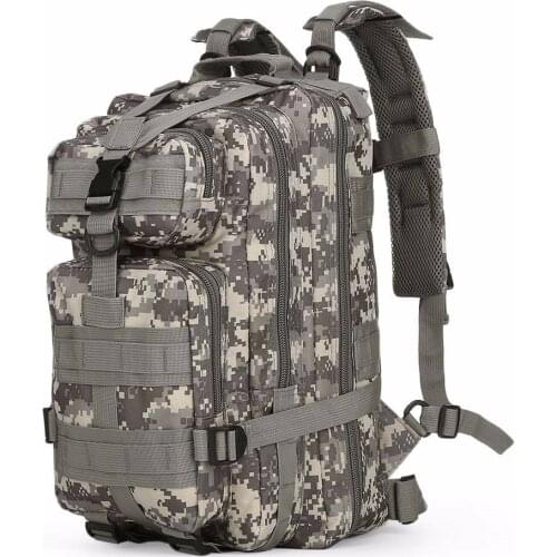 30L 3P Military Backpack Army Tactical Backpack Outdoor Fishing Trekking Camping Hiking Camouflage Cycling Bike Canvas Ski Bag