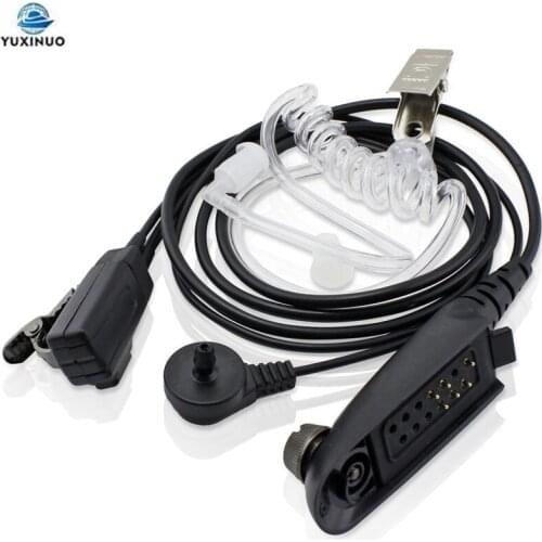 Air Acoustic Tube Earpiece Headset PTT Mic for Motorola Two Way Radio GP328 GP338 GP340 GP380 PRO5450 PRO5150 Walkie Talkie