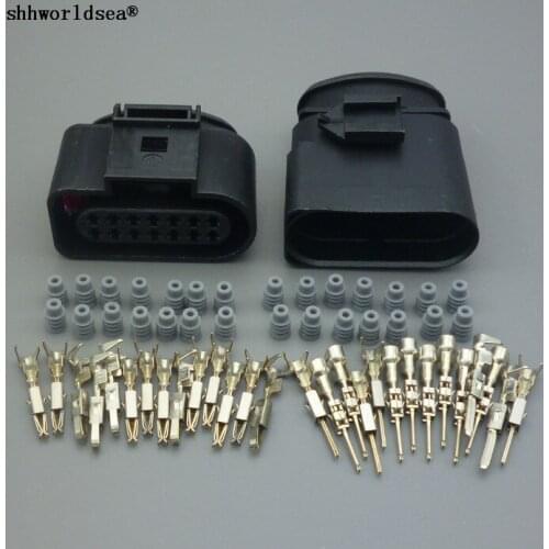 Worldgolden 14 Pin 6X0973817 6X0973717 Auto 09G Gearbox Cable Socket 6X0 973 817 6X0 973 717 Waterproof Connector For VW Audi