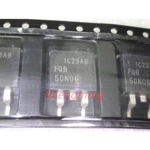 10PCS FQB50N06 TO-263