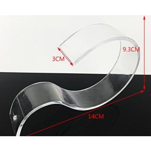 120pcs Garment Clothing Shop Clear Acrylic Men Women Belt Holder Display Rack Exhibition Stand Storage Holders & Racks