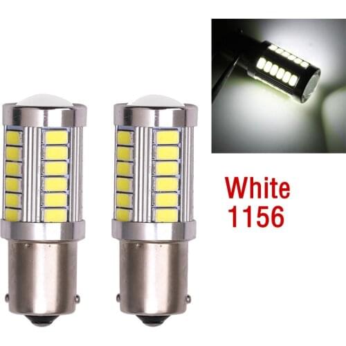 2PCS /Set 1156 1157 33 SMD 5630 5730 LED Auto Brake Light Fog Lamp Reverse Bulb auto Styling Reversing Light DC 12V