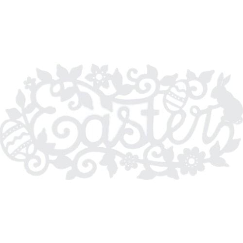 2020 New Easter Eggs Bunny and English Words Metal Cutting Dies For Cut Paper Making Pattern Card Scrapbooking NO Stamps Sets